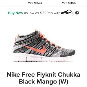 Nike Free Flyknit Chukka